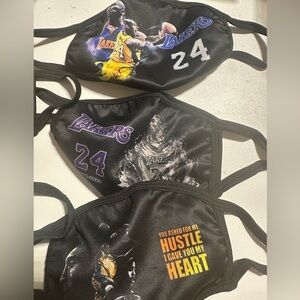 Lakers Graphic Face Masks Trio